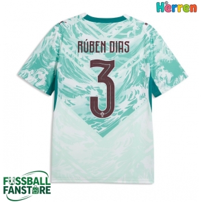 Portugal Ruben Dias #3 Replik Auswärtstrikot WM 2026 Kurzarm